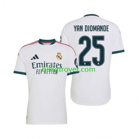 Billige Fotballdrakter Real Madrid Yan Diomande 25 Hjemmedraktsett 2026/27 Kortermet